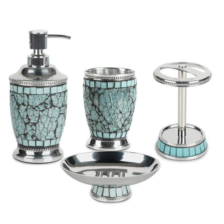 Rosdorf Park Forbell 4 Piece Bathroom Accessory Set & Reviews Wayfair